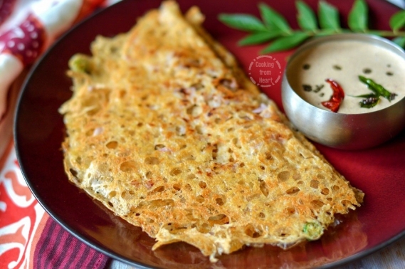 Onion Rava Dosa